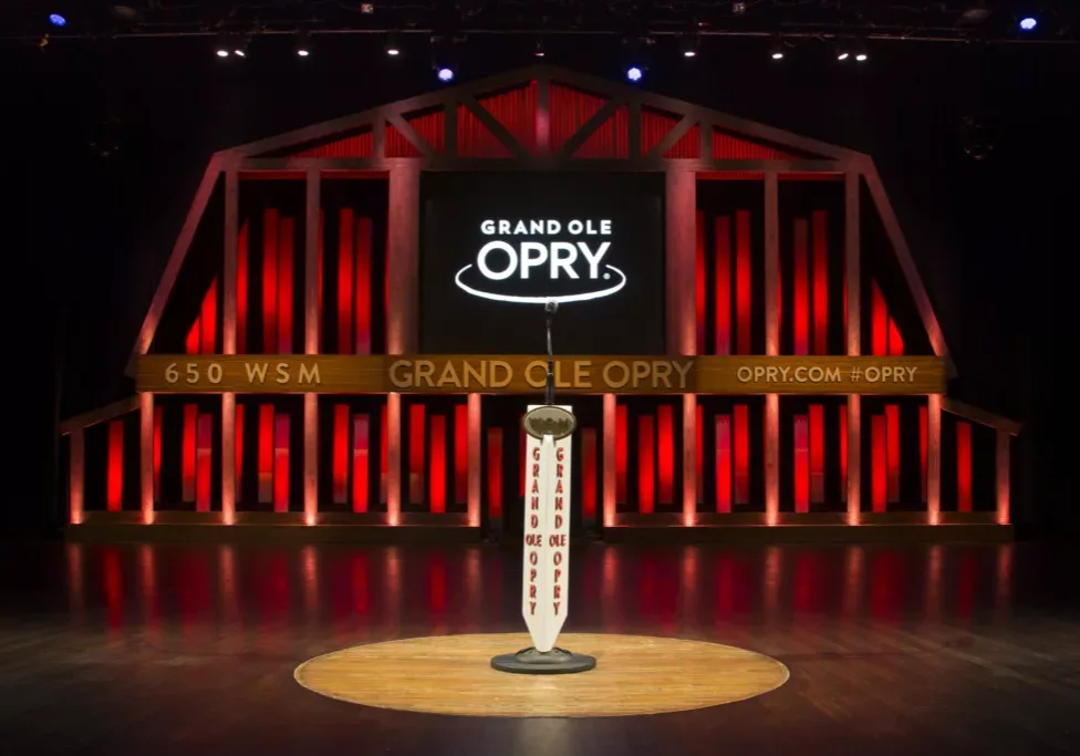 Grand Ole Opry House Stage, Red (Credit Chris Hollo)